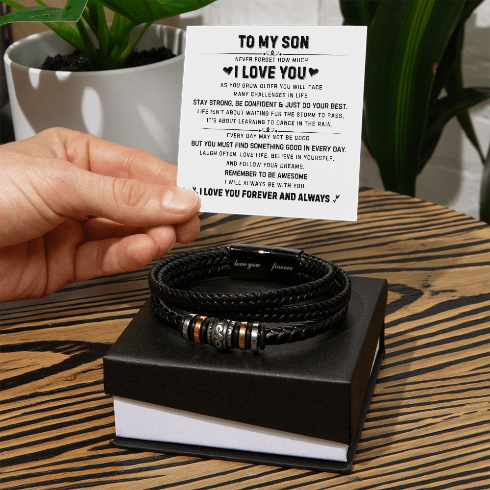 To My Son | Love You Forever Bracelet
