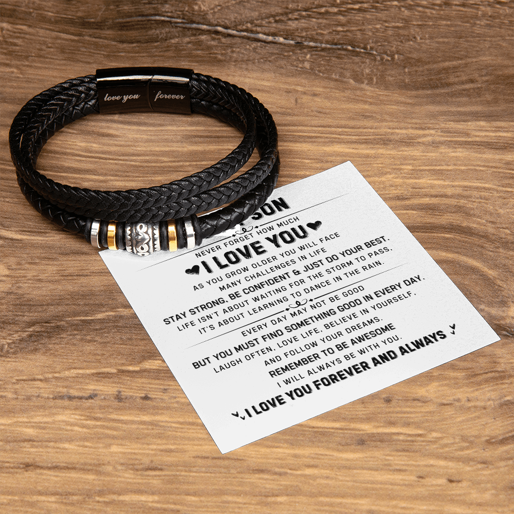 To My Son | Love You Forever Bracelet
