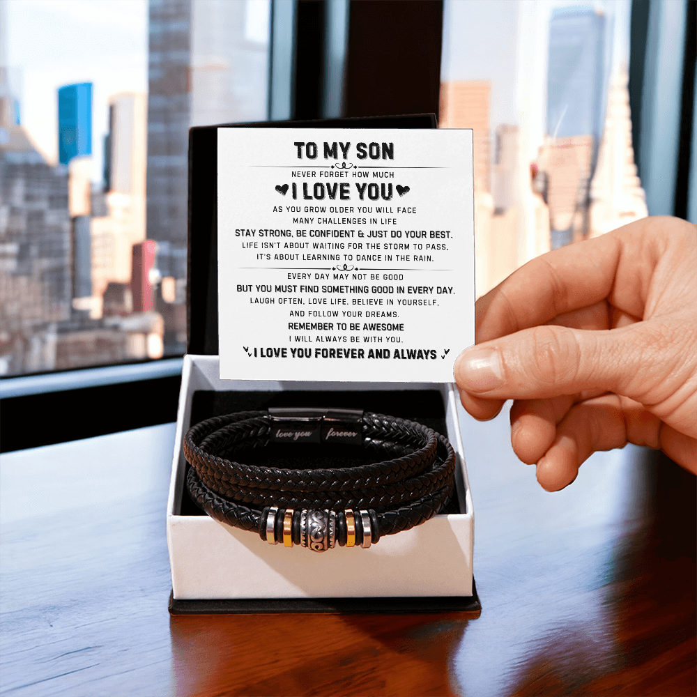 To My Son | Love You Forever Bracelet