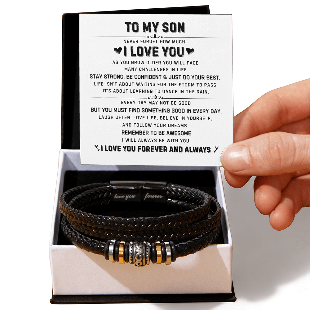 To My Son | Love You Forever Bracelet