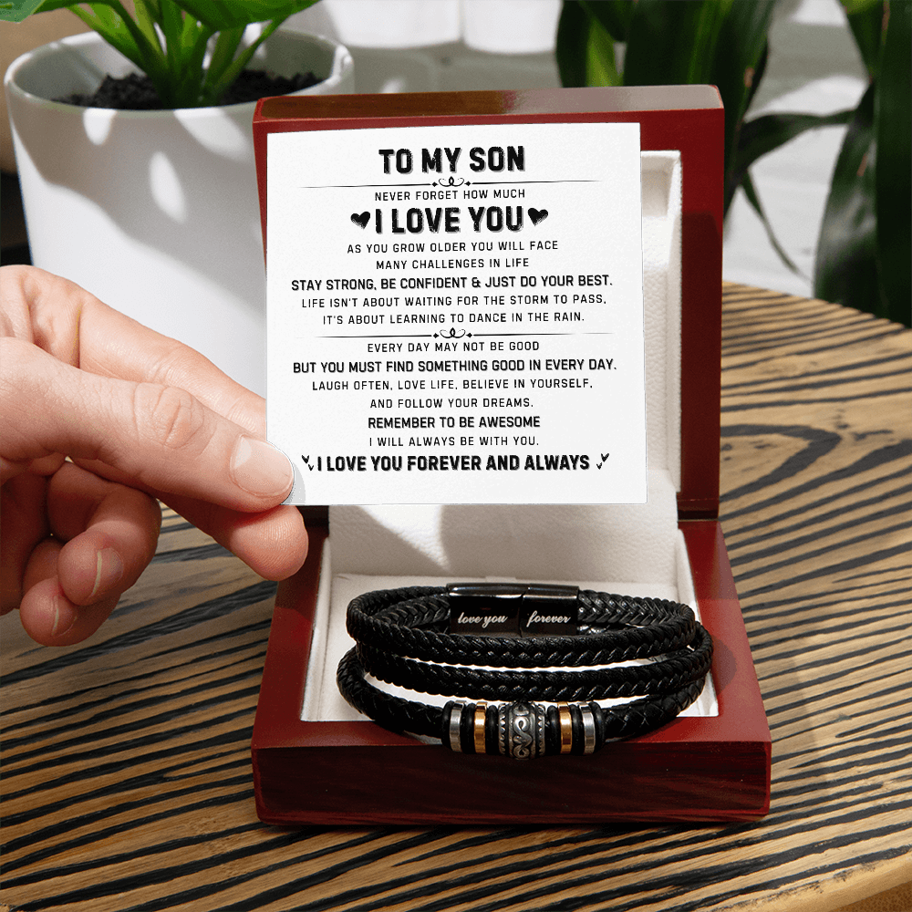 To My Son | Love You Forever Bracelet