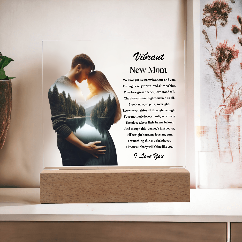 Vibrant New Mom | Acrylic Plaque
