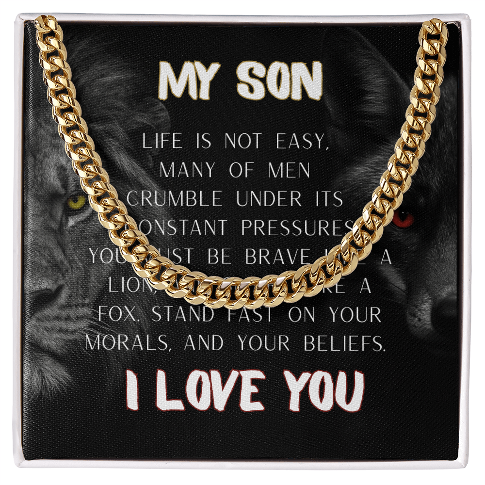My Brave Son | Cuban Link Chain