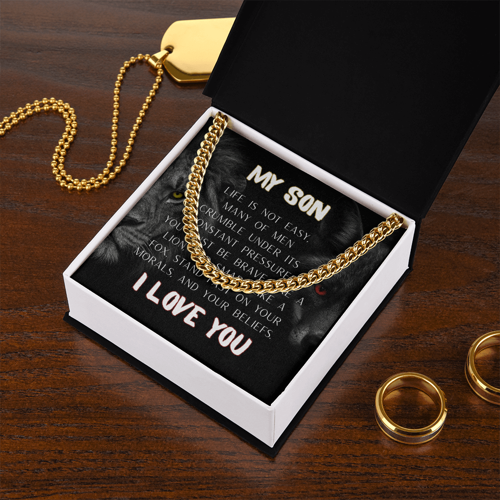 My Brave Son | Cuban Link Chain