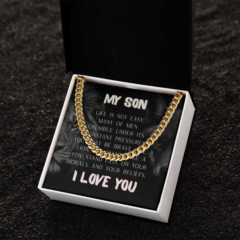 My Brave Son | Cuban Link Chain