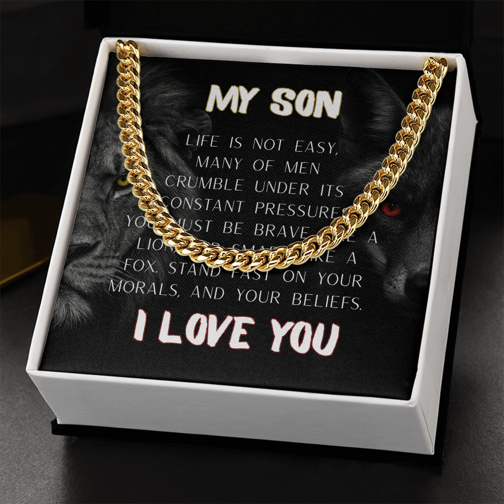 My Brave Son | Cuban Link Chain