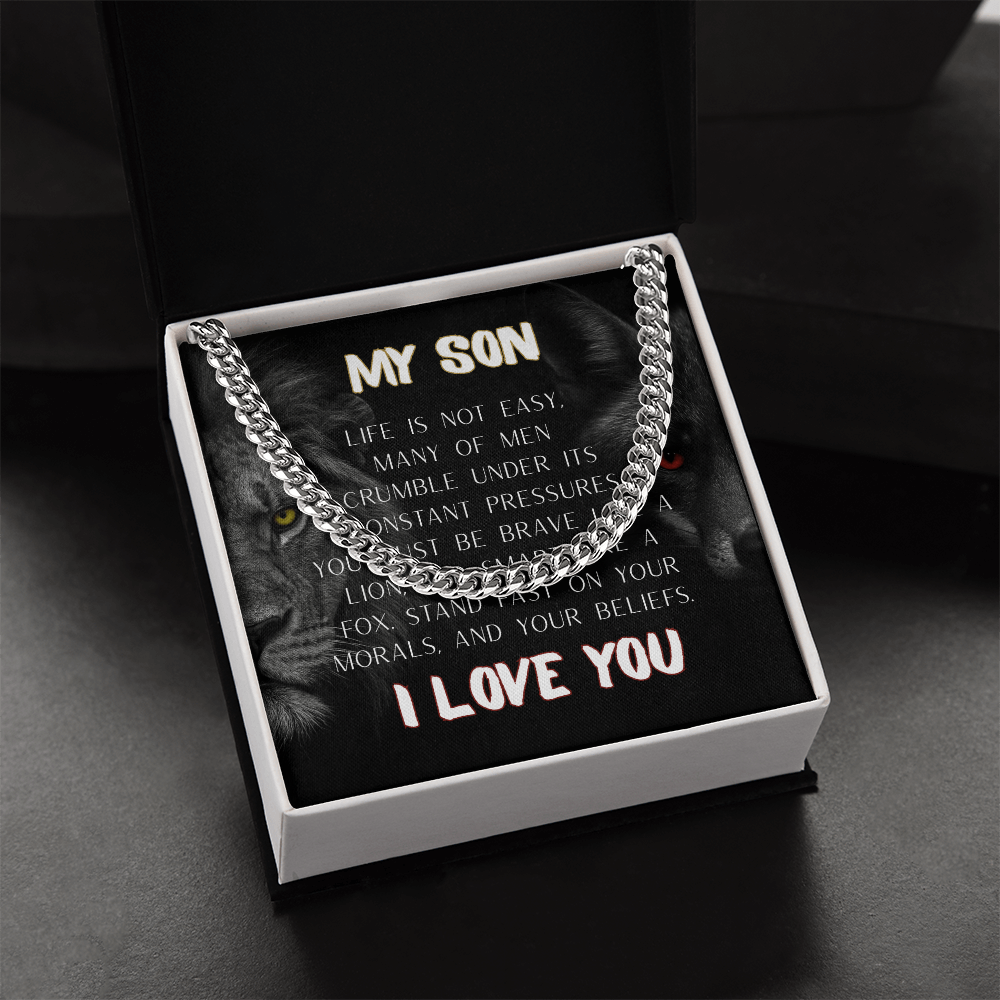 My Brave Son | Cuban Link Chain