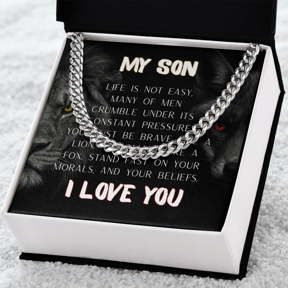 My Brave Son | Cuban Link Chain