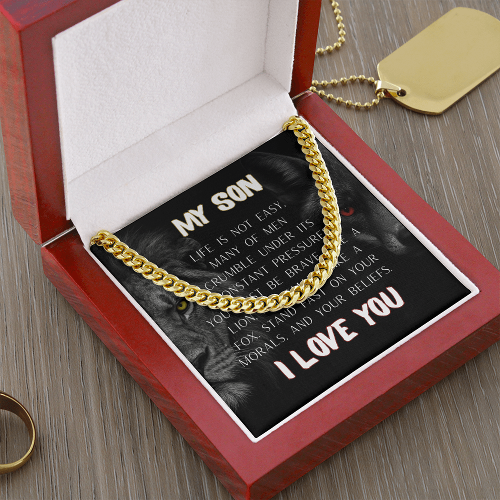 My Brave Son | Cuban Link Chain