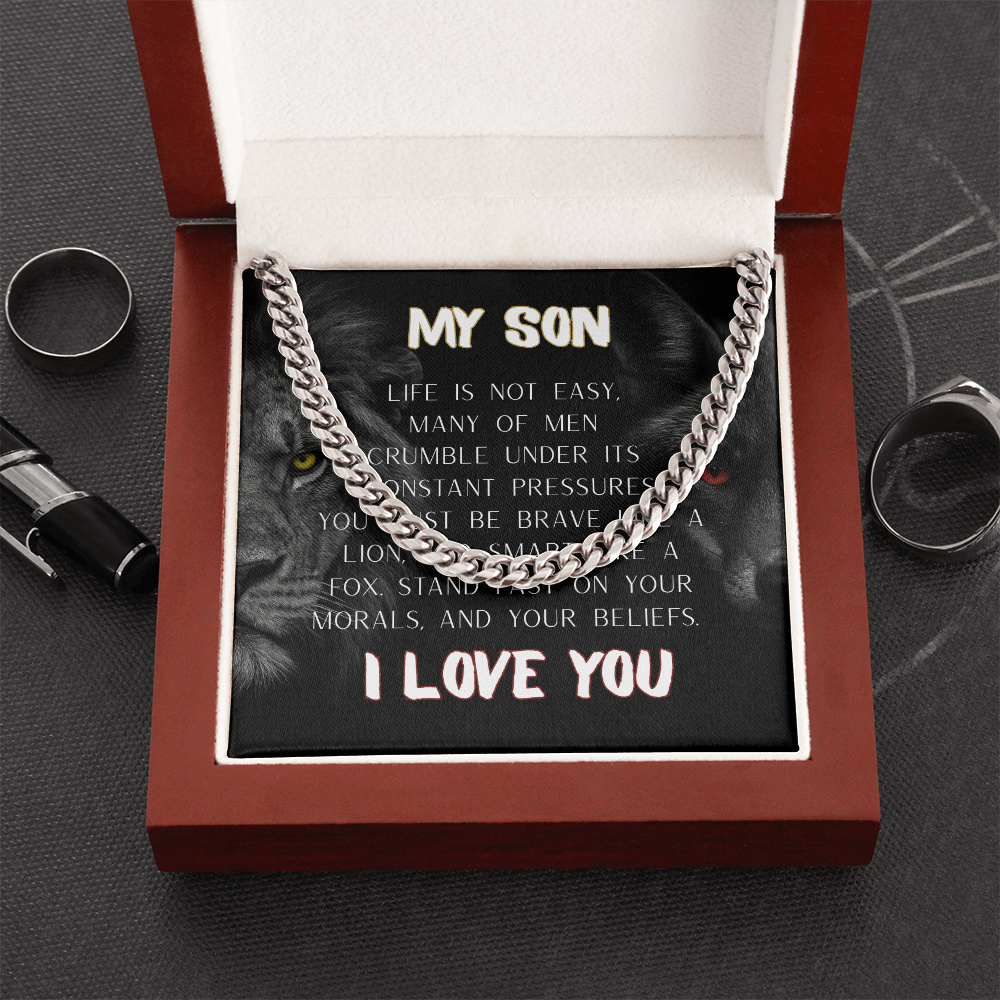 My Brave Son | Cuban Link Chain